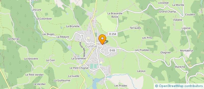 localisation de l'entreprise MONSIEUR CEDRIC SANCHEZ à CUNLHAT
