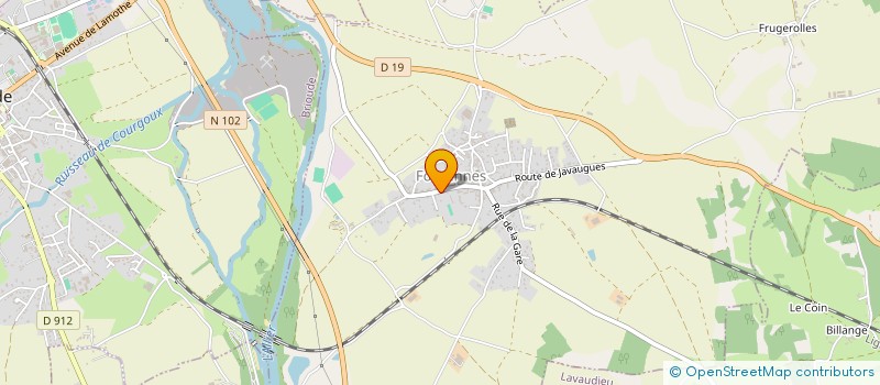 localisation de l'entreprise MONSIEUR CEDRIC SANMARTI  FONTANNES