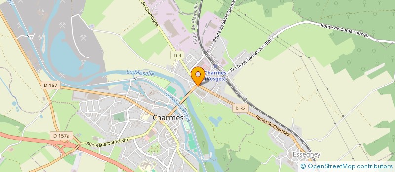 localisation de l'entreprise MONSIEUR CEDRIC SANQUER à CHARMES