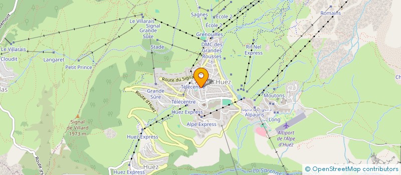 localisation de l'entreprise MONSIEUR CEDRIC SARRAZIN à HUEZ