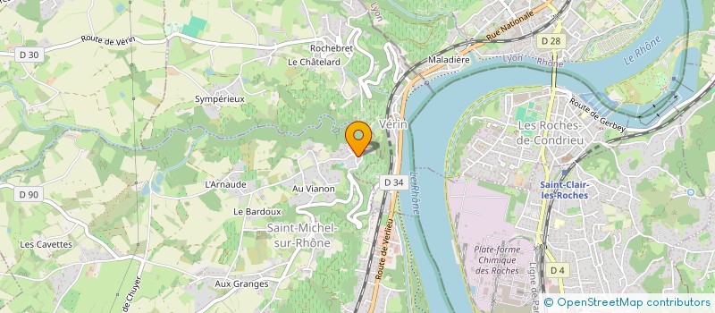 localisation de l'entreprise MONSIEUR CEDRIC SARTRE  SAINT-UZE