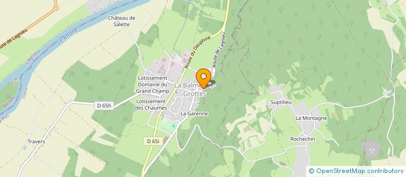 localisation de l'entreprise MONSIEUR CEDRIC SAUPHANOR  LA BALME-LES-GROTTES