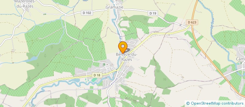 localisation de l'entreprise MONSIEUR CEDRIC SAVIANA  BELVEZE-DU-RAZES