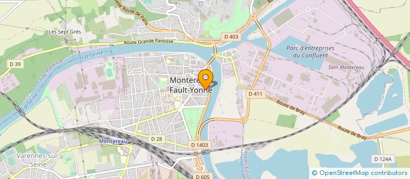 localisation de l'entreprise MONSIEUR CEDRIC SCHAEFFER  MONTEREAU-FAULT-YONNE