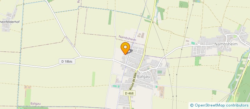 localisation de l'entreprise MONSIEUR CEDRIC SCHELCHER  BALGAU