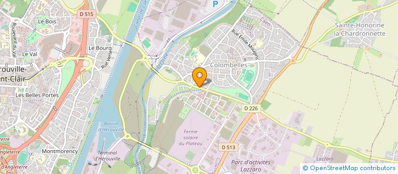 localisation de l'entreprise MONSIEUR CEDRIC SCHER  COLOMBELLES