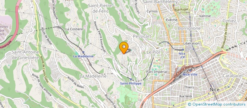 localisation de l'entreprise MONSIEUR CEDRIC SCHERER à NICE