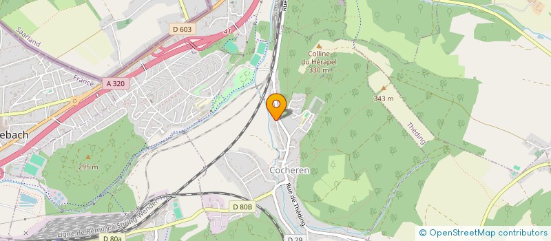 localisation de l'entreprise MONSIEUR CEDRIC SCHLOSSMACHER  COCHEREN