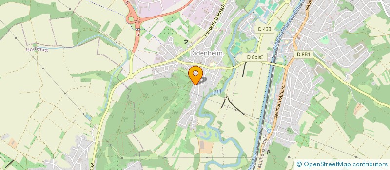 localisation de l'entreprise MONSIEUR CEDRIC SCHMITTER  BRUNSTATT-DIDENHEIM