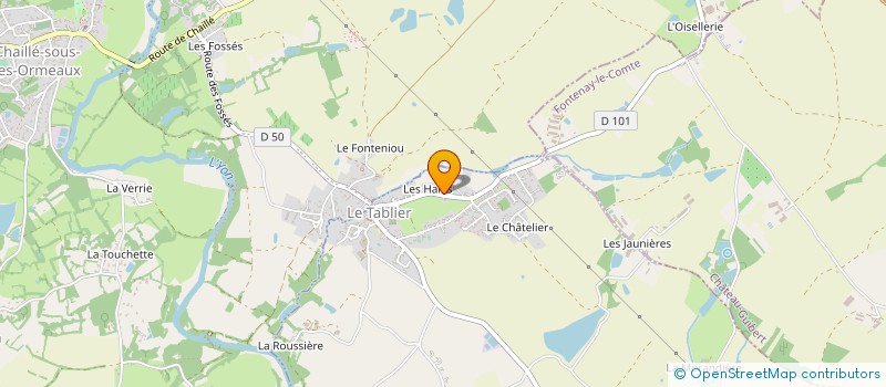 localisation de l'entreprise MONSIEUR CEDRIC SCHONE  LE TABLIER