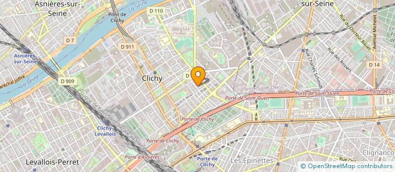localisation de l'entreprise MONSIEUR CEDRIC SEAK à CLICHY