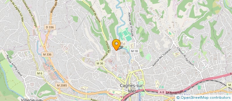 localisation de l'entreprise MONSIEUR CEDRIC SEASSAU à CAGNES-SUR-MER