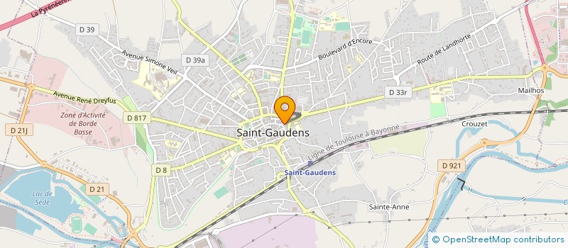 localisation de l'entreprise MONSIEUR CEDRIC SECQ à SAINT-GAUDENS