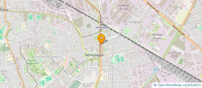 localisation de l'entreprise MONSIEUR CEDRIC SEGOR  VENISSIEUX