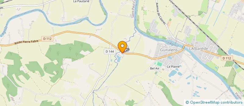 localisation de l'entreprise MONSIEUR CEDRIC SEGUI  GUITALENS-L'ALBAREDE