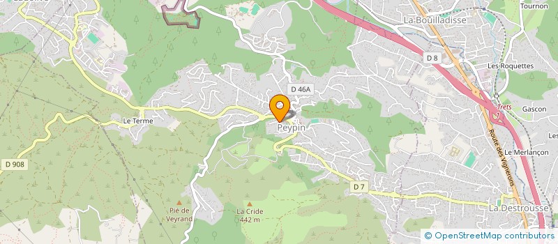 localisation de l'entreprise MONSIEUR CEDRIC SELLEZ  PEYPIN