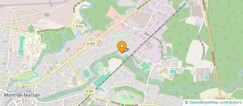 localisation de l'entreprise MONSIEUR CEDRIC SENOCQ  MONT-DE-MARSAN