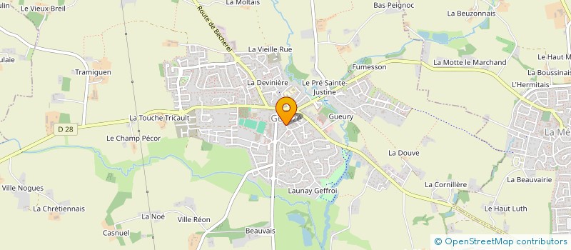 localisation de l'entreprise MONSIEUR CEDRIC SERGE LE MEURLAY  GEVEZE