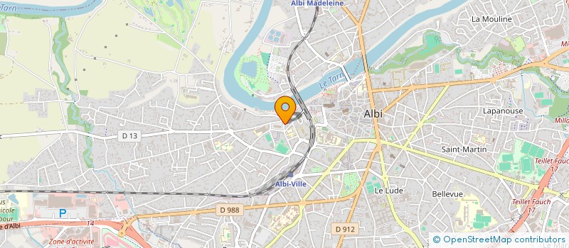 localisation de l'entreprise MONSIEUR CEDRIC SERIN à ALBI