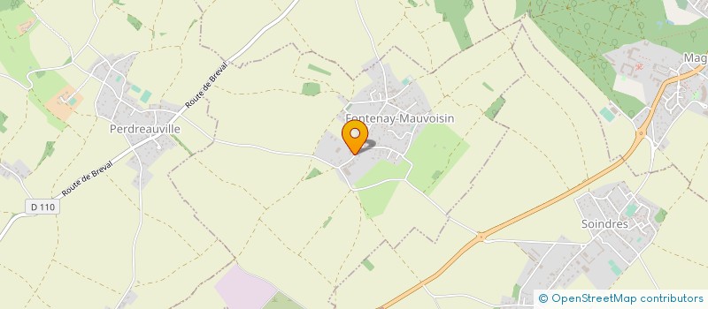 localisation de l'entreprise MONSIEUR CEDRIC SERMONAT  FONTENAY-MAUVOISIN