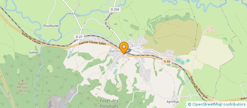 localisation de l'entreprise MONSIEUR CEDRIC SICCARDI à BERTHOLENE