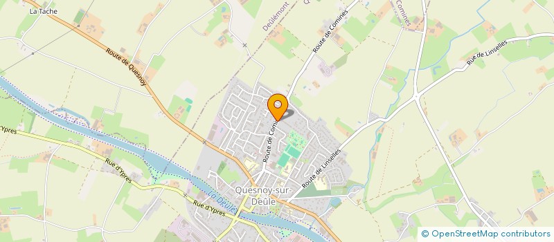 localisation de l'entreprise MONSIEUR CEDRIC SIEUX  QUESNOY-SUR-DEULE