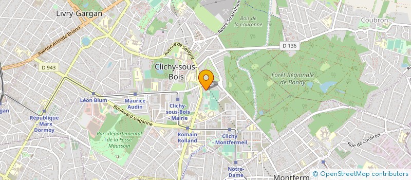 localisation de l'entreprise MONSIEUR CEDRIC SIGNOL à CLICHY-SOUS-BOIS