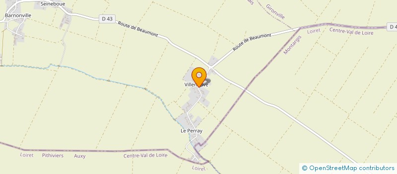 localisation de l'entreprise MONSIEUR CEDRIC SIMON  BEAUMONT-DU-GATINAIS