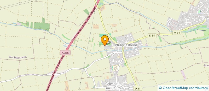 localisation de l'entreprise MONSIEUR CEDRIC SIMON  PFULGRIESHEIM