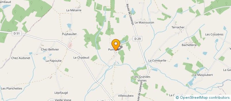 localisation de l'entreprise MONSIEUR CEDRIC SOAVAVY à SAULGOND