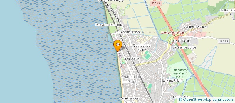 localisation de l'entreprise MONSIEUR CEDRIC SOCOLOVSKY à CHATELAILLON-PLAGE