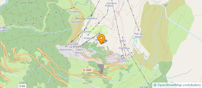 localisation de l'entreprise MONSIEUR CEDRIC SOHET  MONTVALEZAN