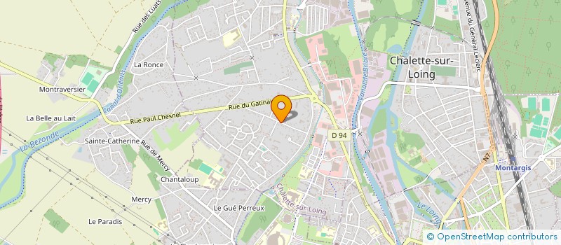 localisation de l'entreprise MONSIEUR CEDRIC SOMON à CHALETTE-SUR-LOING
