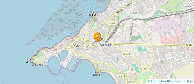 localisation de l'entreprise MONSIEUR CEDRIC SOREL  GRANVILLE