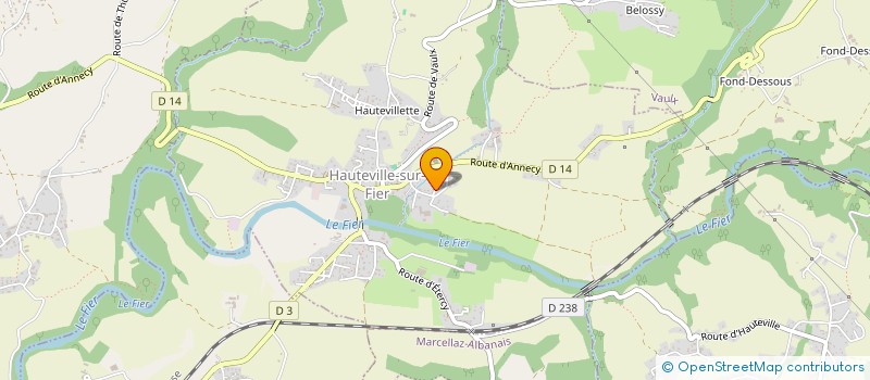 localisation de l'entreprise MONSIEUR CEDRIC SORIA  HAUTEVILLE-SUR-FIER