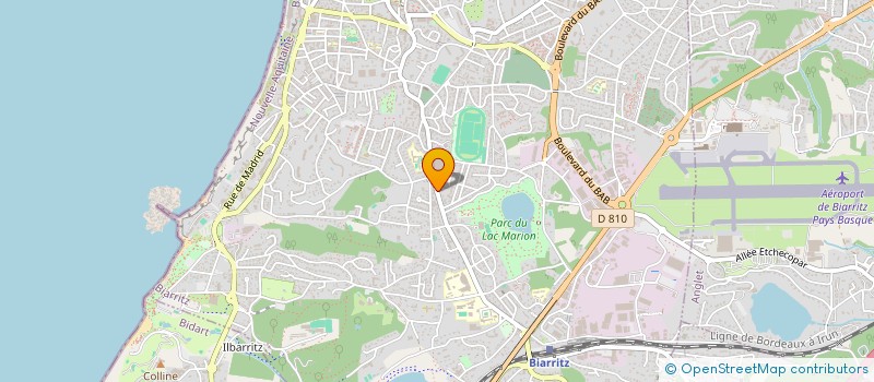 localisation de l'entreprise MONSIEUR CEDRIC SOTERAS à BIARRITZ