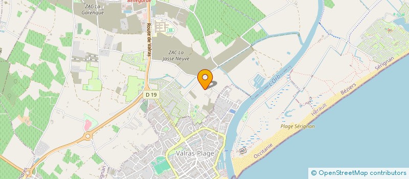 localisation de l'entreprise MONSIEUR CEDRIC SOUCHON  SERIGNAN