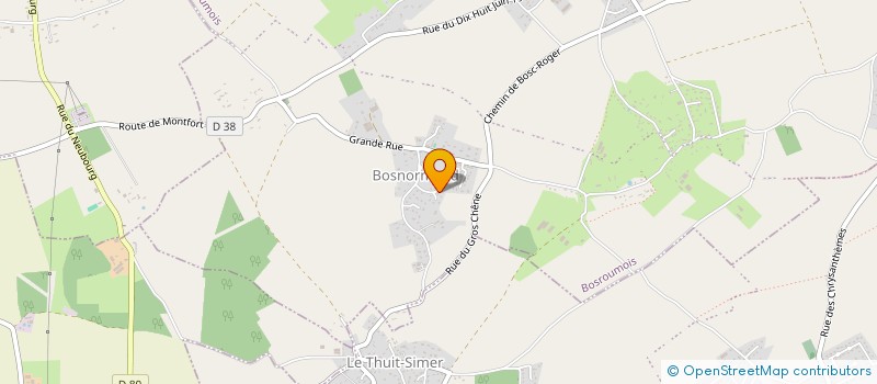 localisation de l'entreprise MONSIEUR CEDRIC SOUDE  BOSROUMOIS