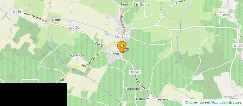 localisation de l'entreprise MONSIEUR CEDRIC SOULARD  GORNAC