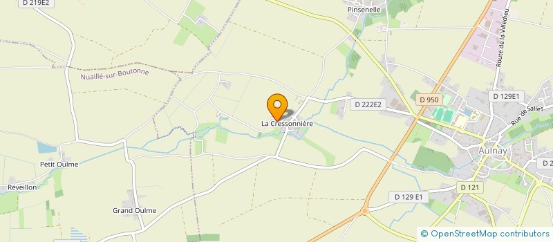 localisation de l'entreprise MONSIEUR CEDRIC SOURISSEAU  AULNAY