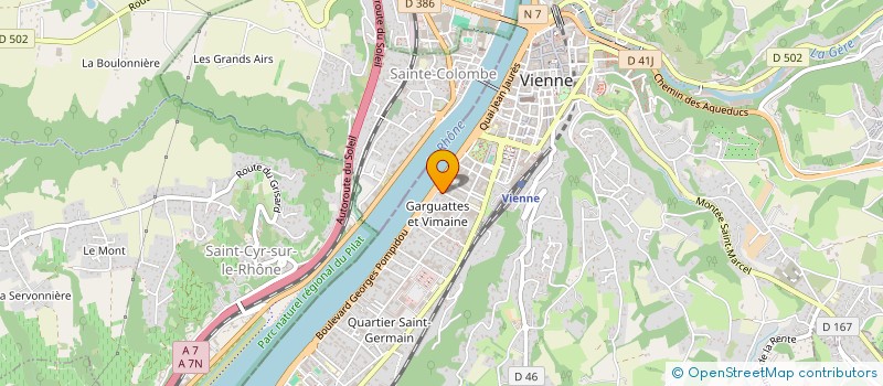 localisation de l'entreprise MONSIEUR CEDRIC STEGER  VIENNE