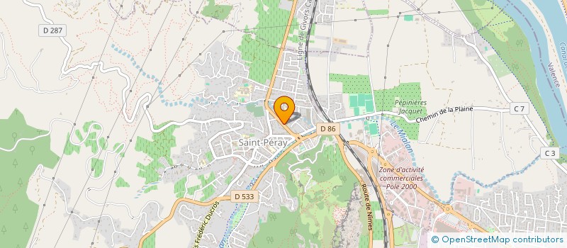 localisation de l'entreprise MONSIEUR CEDRIC STOJOWSKI à TOURNON-SUR-RHONE