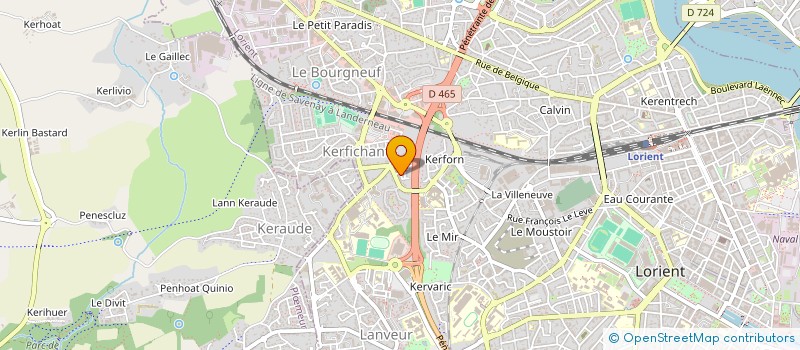 localisation de l'entreprise MONSIEUR CEDRIC STORNE  LORIENT