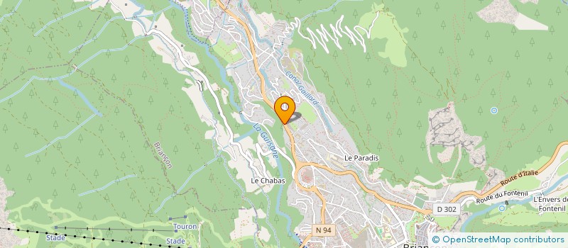 localisation de l'entreprise MONSIEUR CEDRIC STROMBONI  BRIANCON