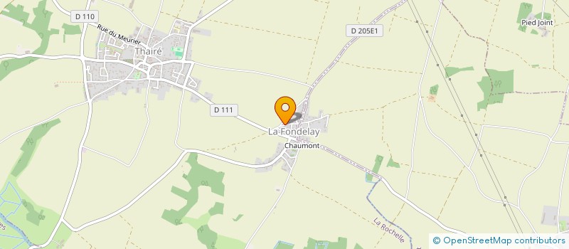 localisation de l'entreprise MONSIEUR CEDRIC SUBLARD  THAIRE