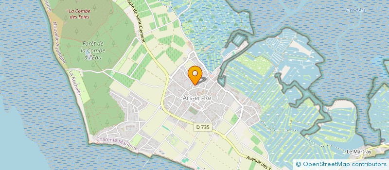 localisation de l'entreprise MONSIEUR CEDRIC SURMIN  LE BOIS-PLAGE-EN-RE