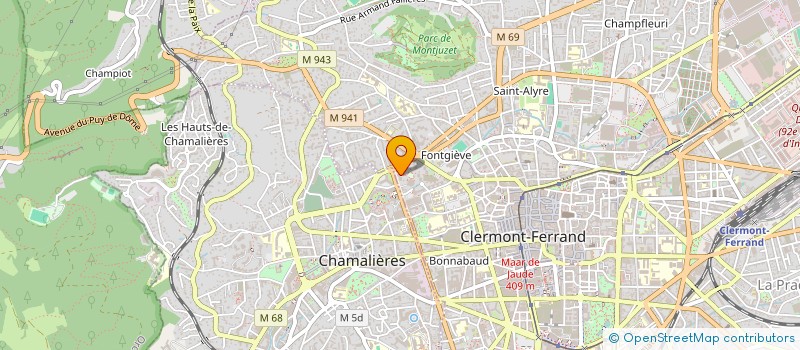 localisation de l'entreprise MONSIEUR CEDRIC TABORDA  CHAMALIERES