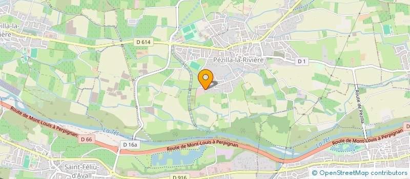 localisation de l'entreprise MONSIEUR CEDRIC TAFFOUREAU  PEZILLA-LA-RIVIERE