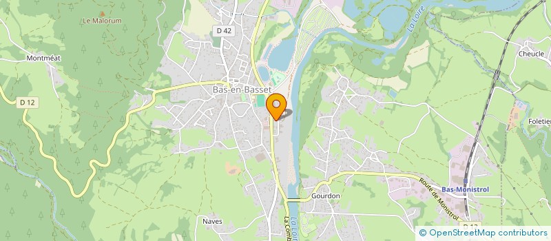 localisation de l'entreprise MONSIEUR CEDRIC TALOWSKI  BAS-EN-BASSET