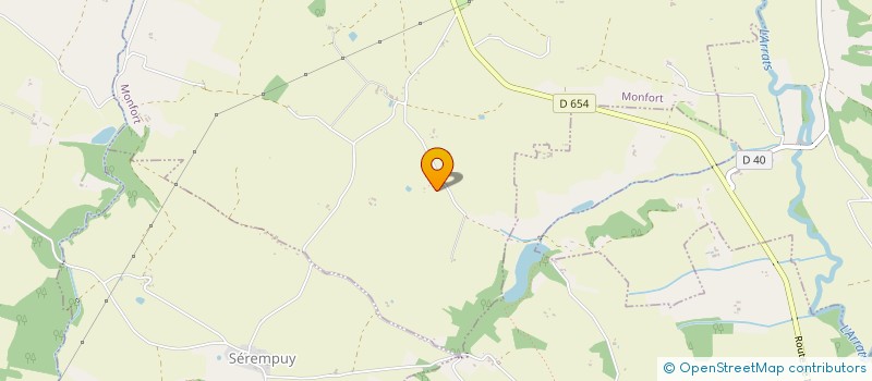 localisation de l'entreprise MONSIEUR CEDRIC TARRIBLE  AVENSAC